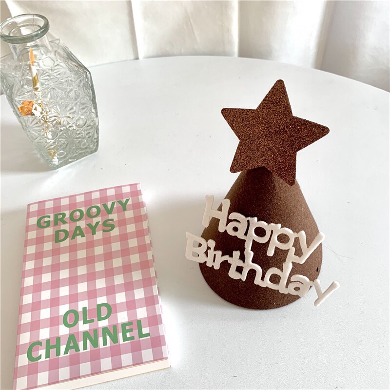 Mũ sinh nhật Hàn quốc xinh xắn cho bé