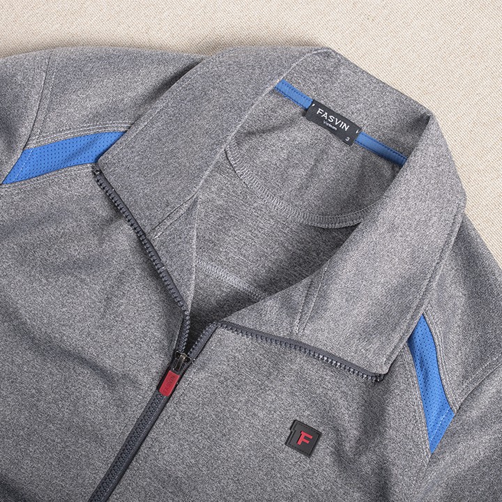 Bộ thể thao nam fasvin BT18864.20 bộ thun nam 01 lớp vải thun co giãn dầy dặn không nhăn nhàu | BigBuy360 - bigbuy360.vn