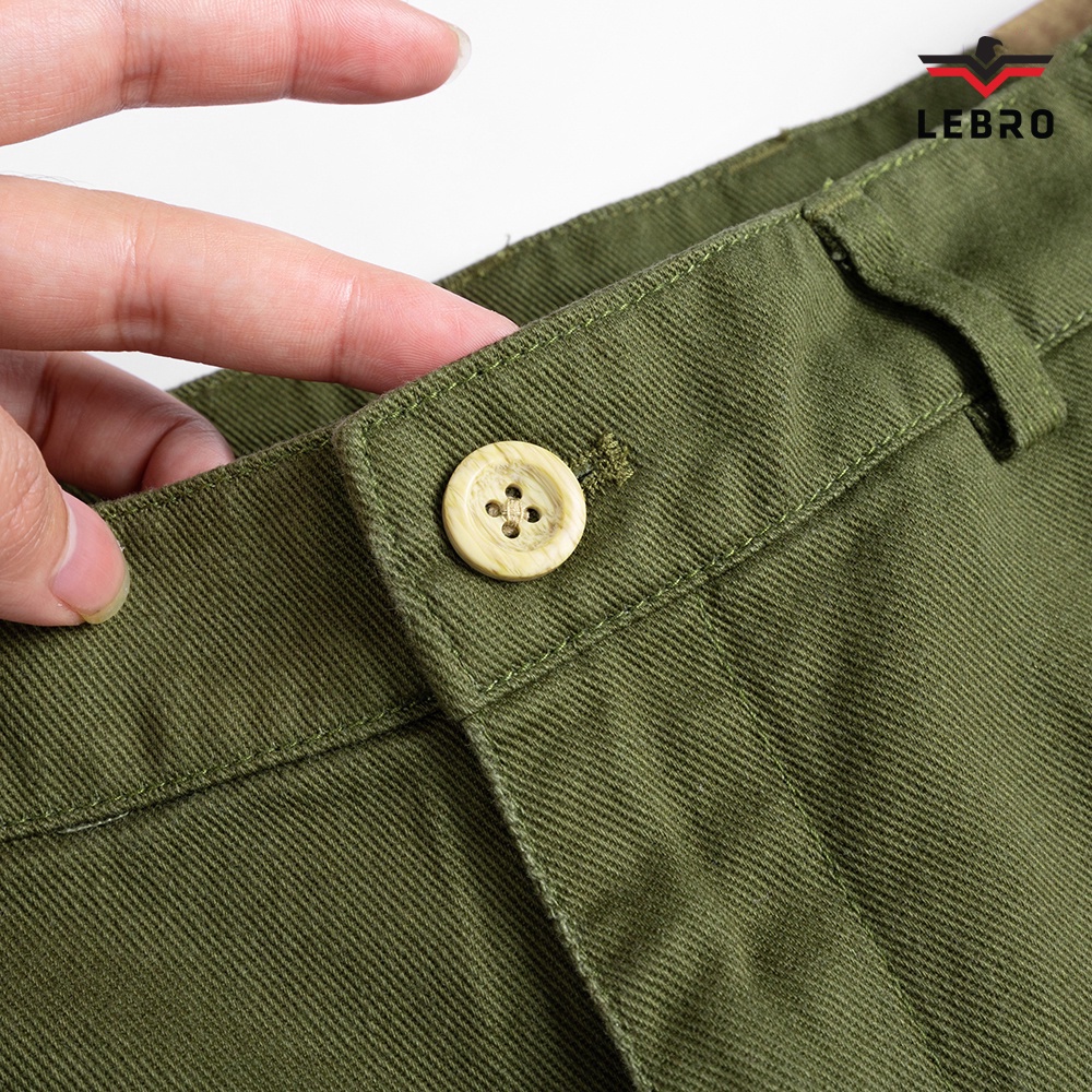 Quần short kaki nam LEBRO đùi thể thao nam chất kaki mềm cao cấp không xù màu trẻ trung cơ bản in hoạ tiết độc đáo CK01