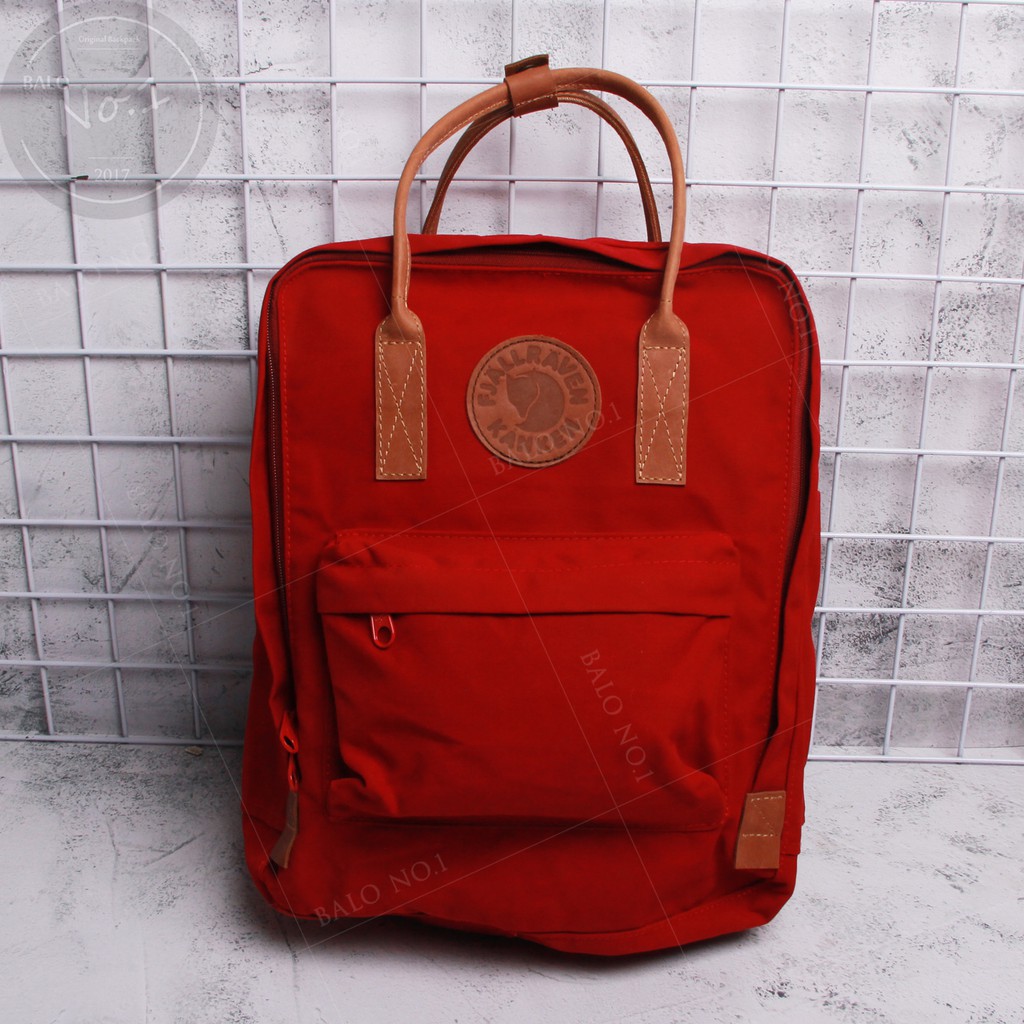 Balo đẹp giá rẻ💖FREESHIP 💖[ Chính hãng ] Balo Fjallraven Kanken No.2 Deep Red