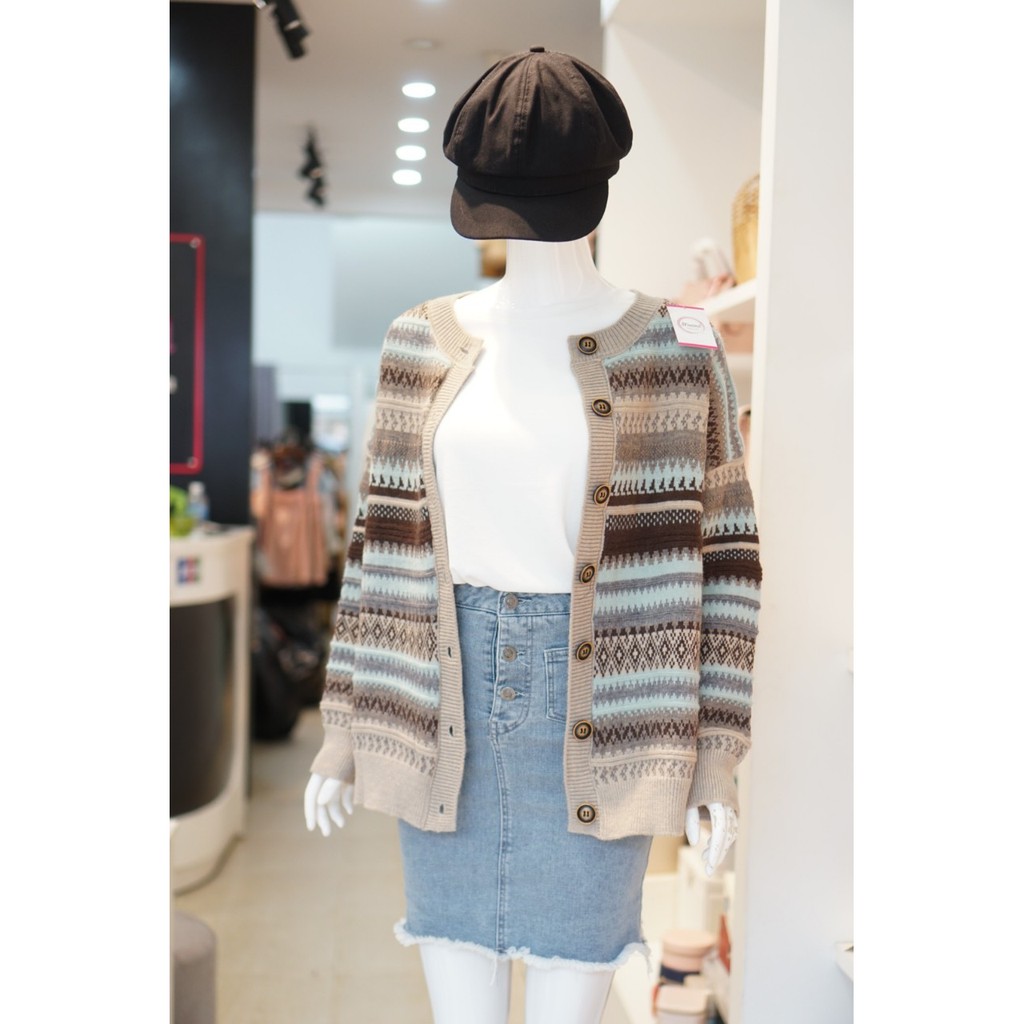 Cadigan Họa Tiết 608 - hình thật