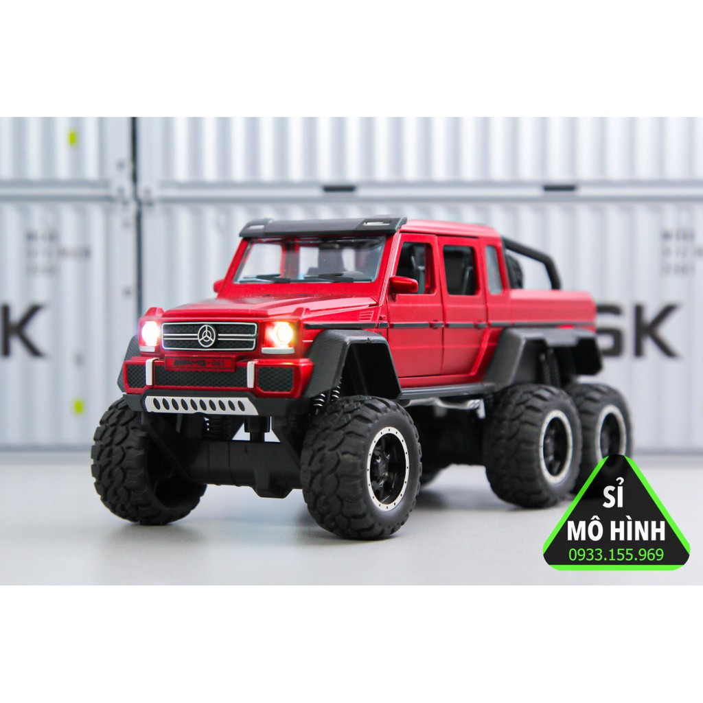 Mô hình xe Mercedes G63 AMG Offroad 1:32 Đỏ
