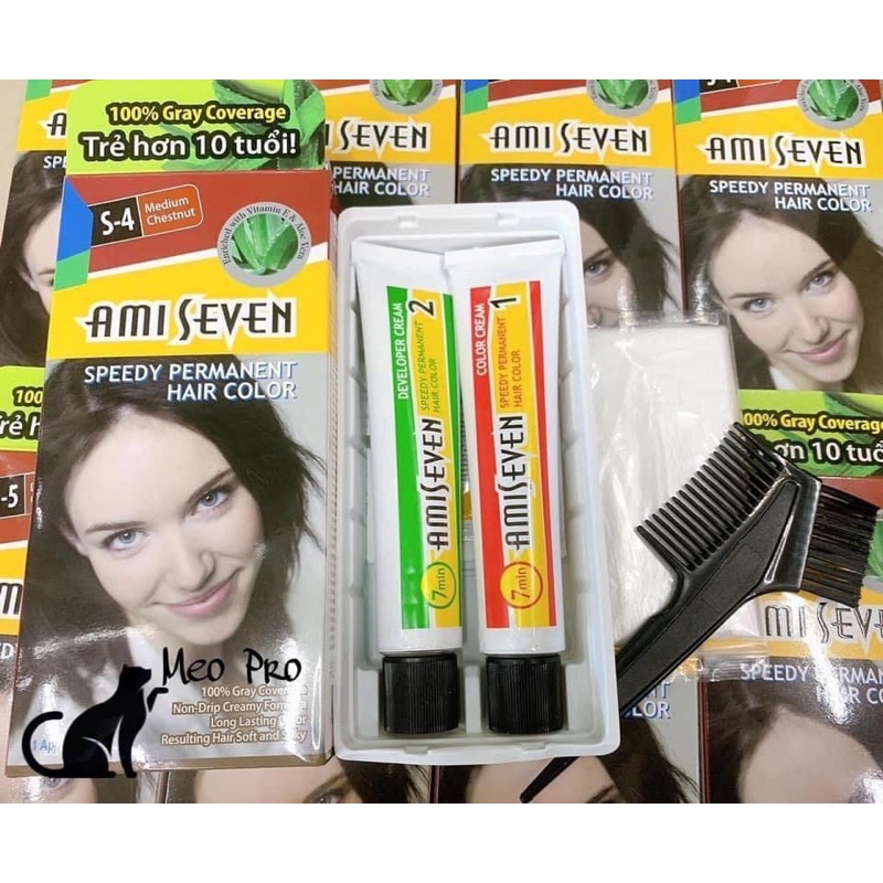 Nhuộm phủ bạc ami seven