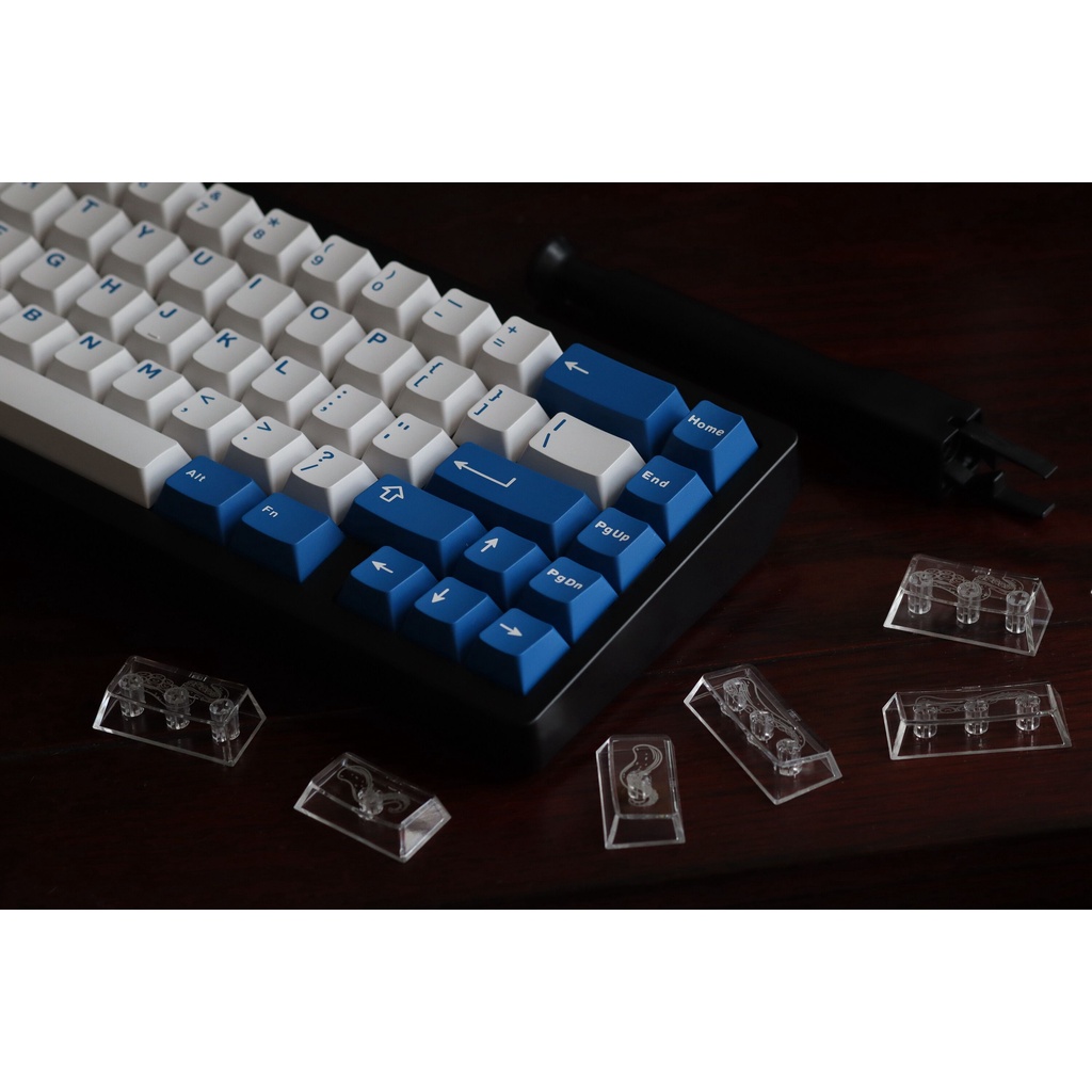Bộ nút keycap CMK Aifei Classic Blue Cherry profile ABS double shot cho bàn phím cơ