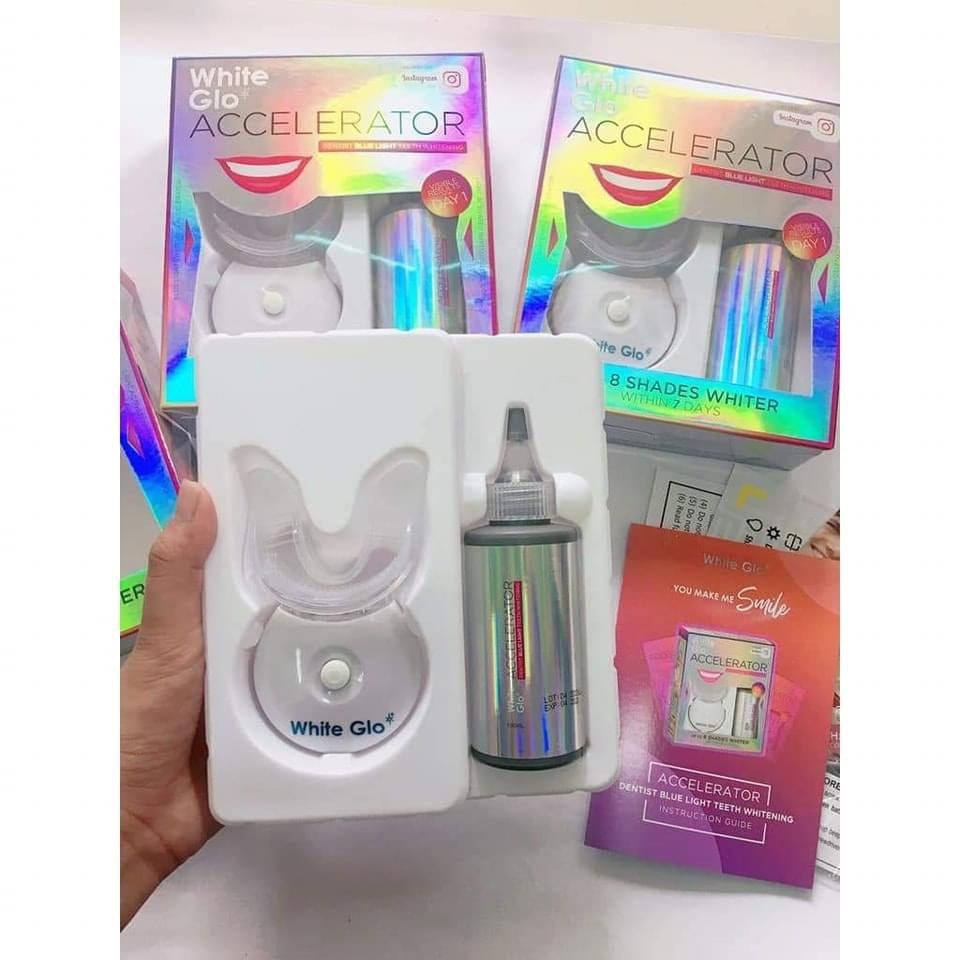 [Hàng trả order, không có dư] Set trắng răng White Glo White