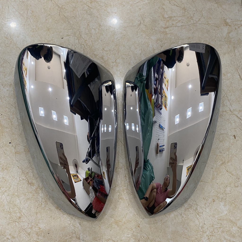 Bộ 2 Ốp Gáo Gương Xe Toyota Veloz, Avanza 2022 2023 Mạ Crom Cao Cấp chống xước cho xe - tặng kèm keo tăng dính