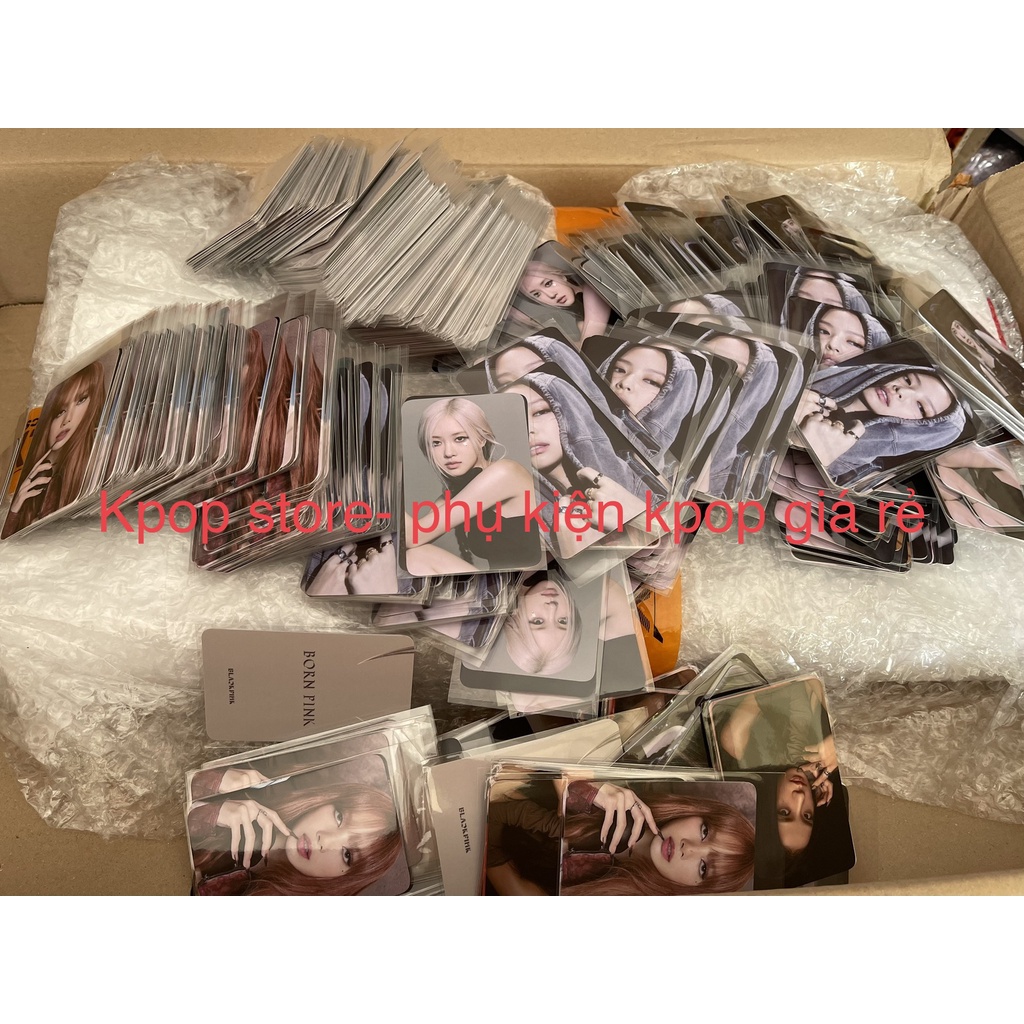 Card Ảnh Blackpink Born Pink Quà Pre Ktown4u