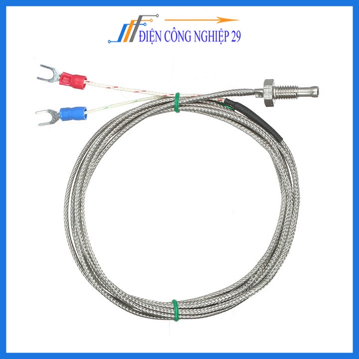 Đầu Dò Cảm Biến Nhiệt Độ K WRN-31 M6 ,M8 20mm Dây Dài tùy chọn