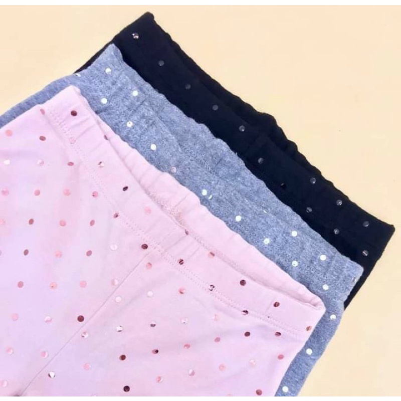 Quần legging dài kim sa xuất dư 3 màu, nguyên móc, tregging cotton dư xịn