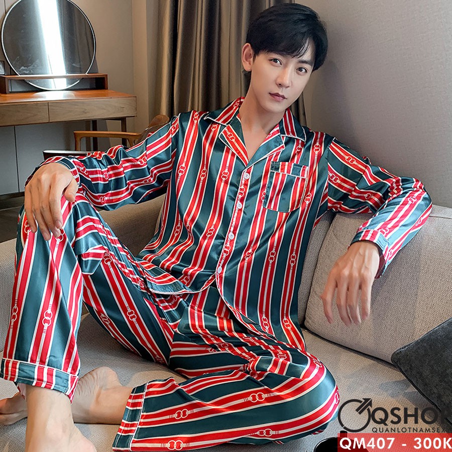 BỘ ĐỒ PIJAMA NAM CAO CẤP QSHOP QM407