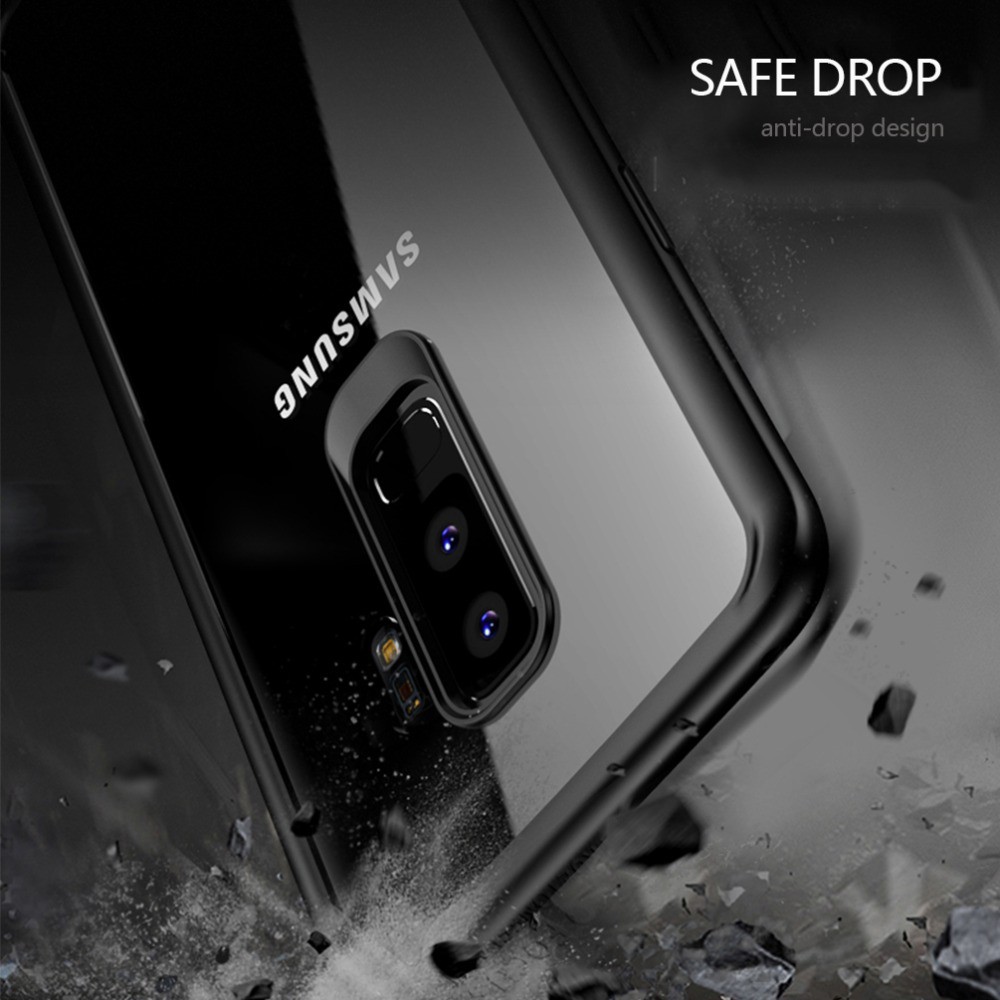 Ốp lưng Samsung S9 Plus Likgus Cứng Trong Viền dẻo màu