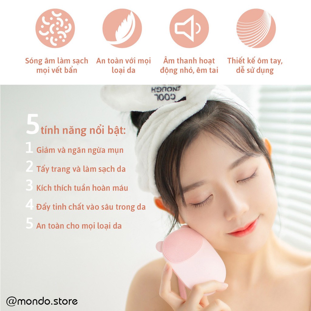 [Bảo hành 3 tháng] Máy Rửa Mặt 2in1 Xiaomi 3Life Chính Hãng | BigBuy360 - bigbuy360.vn