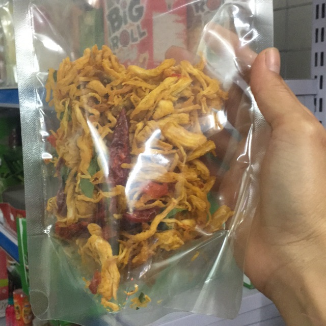 Khô gà lá chanh hàng Sài Gòn loại 1 giá 15k/ gói 100g