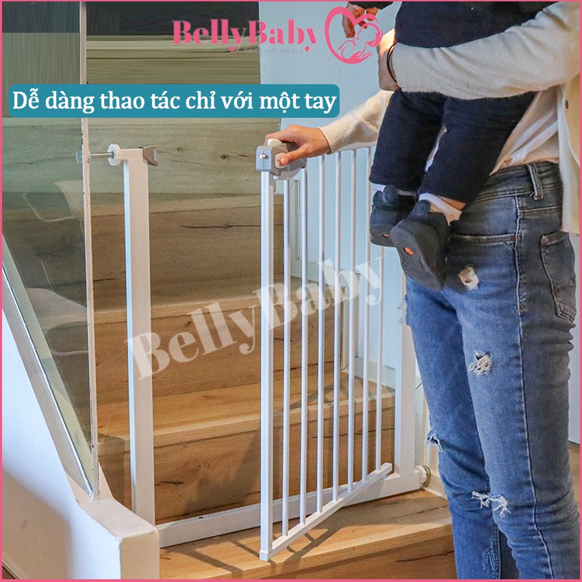 [Freeship] Thanh chắn cửa, thanh chắn cầu thang Bellybaby, bảo vệ an toàn cho trẻ nhỏ