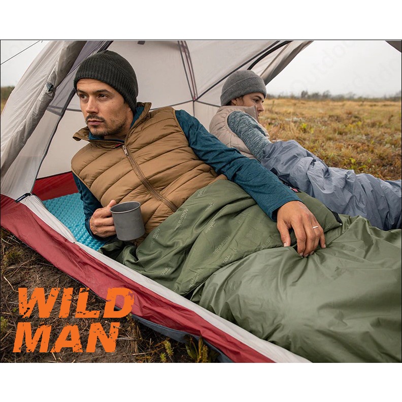 Túi ngủ siêu nhỏ gọn Naturehike LW180 bản 2023 chịu lạnh cao dã ngoại văn phòng