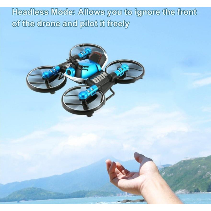 Flycam giá rẻ, Flycam 2 trong 1 leap Camera 4K HD Bản nâng cấp 2021,Máy bay điều khiển từ xa 2 in 1