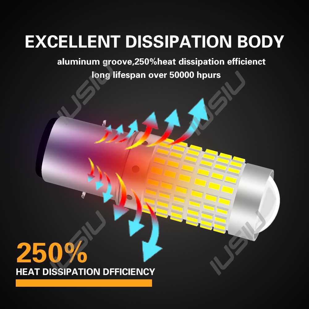 Đèn Pha Led Sương Mù Chạy Ban Ngày H4 P15D BA20D Dành Cho Xe Mô Tô Xe Hơi