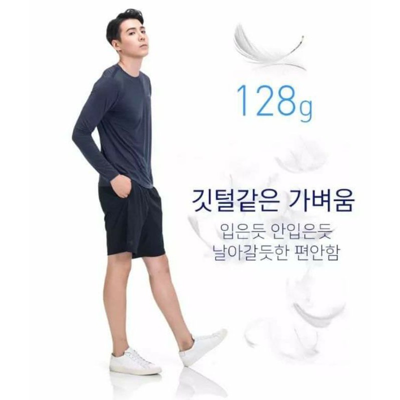 [88-97kg]Áo Dài Tay Nam Làm Mát Duke CoolMax Bản Korea Big Size (Có Sẵn)
