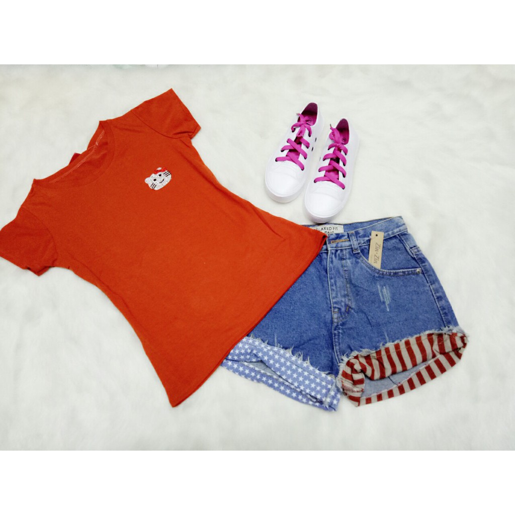 Áo Thun Nữ Hình Đính Hạt (3 MÀU )