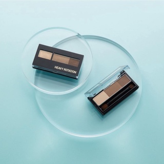 Bột Kẻ Lông Mày Chống Trôi Kissme Heavy Rotation Natural Powder Eyebrow 3 Ô