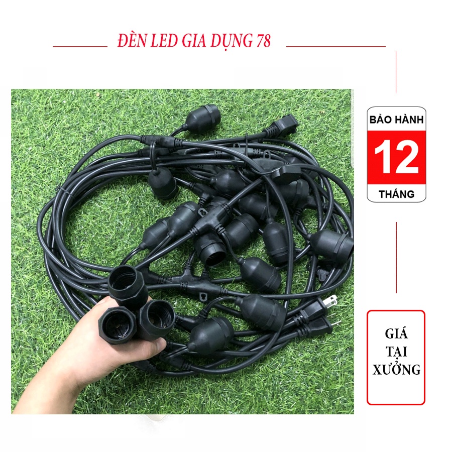 Dây Đui Trang Trí Ngoài Trời, Dây Đui Chống Nước, Chống Va Đập