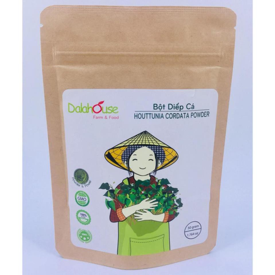 Bột Rau Diếp Cá Nguyên Chất Dalahouse gói 50g