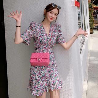 Đầm hoa phong cách Retro 2020 size S-XL