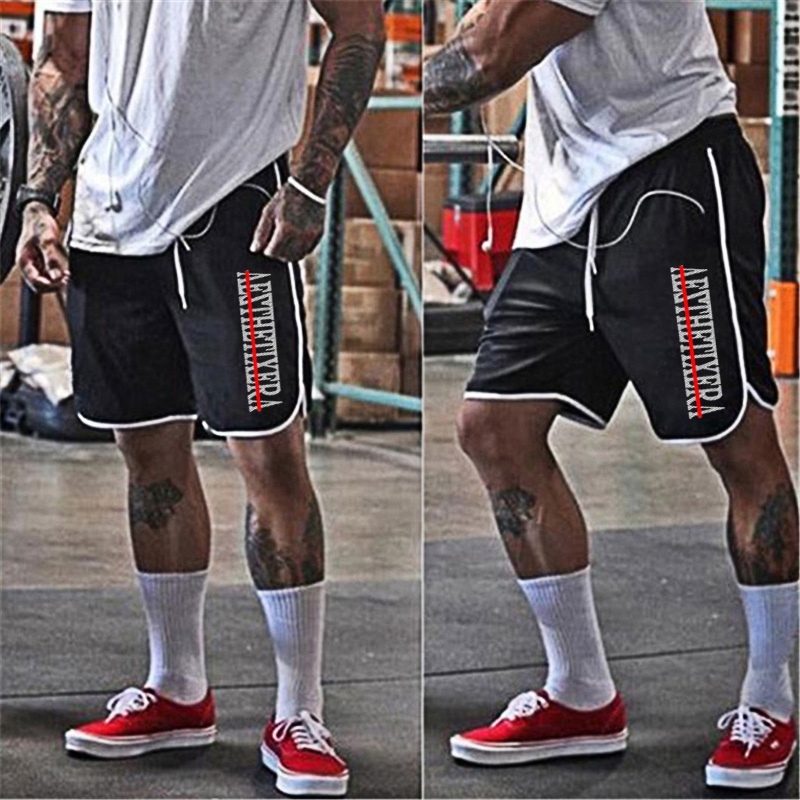 Quần short thể thao thoáng khí thoải mái có size ngoại cỡ thời trang thường ngày cho nam