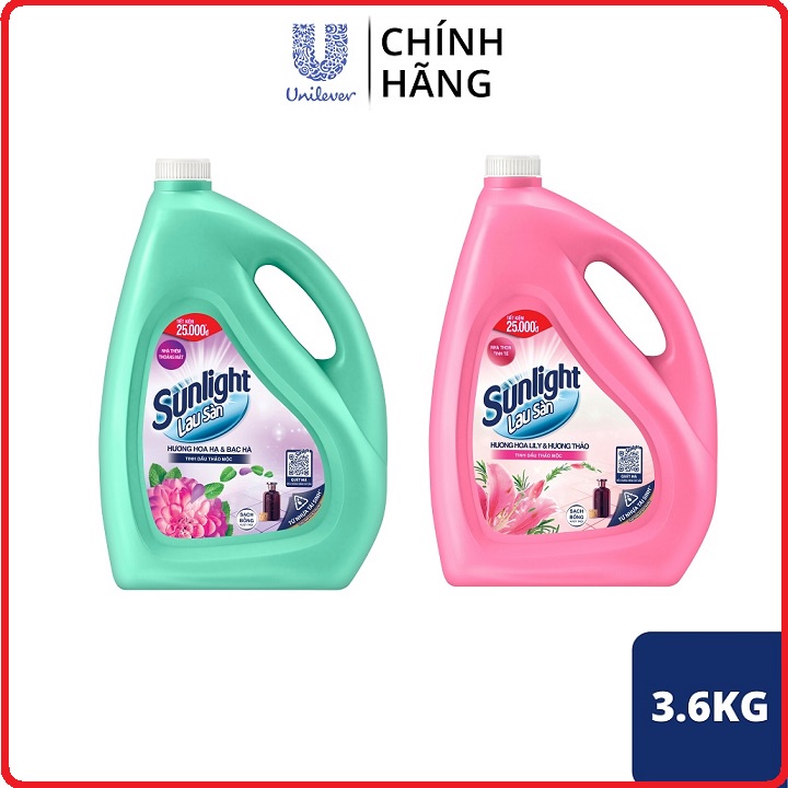 Nước Lau Sàn Sunlight Can 3,6kg
