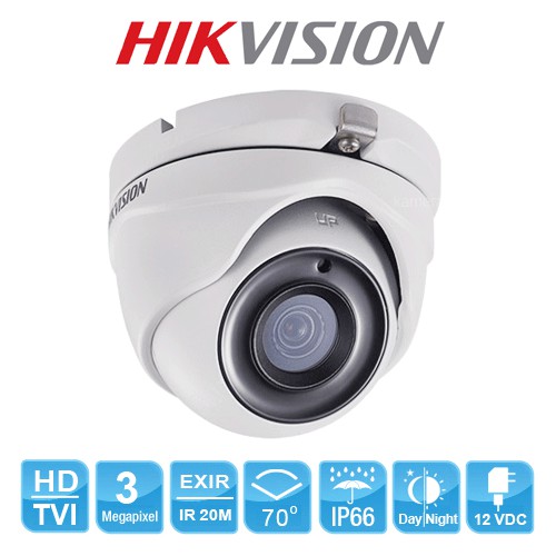 Camera HD TVI 3mp  DS-2CE56F1T-ITM -Hàng chính hãng