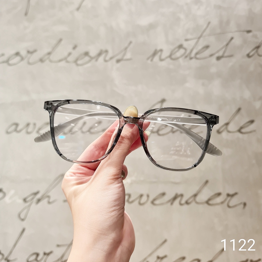 Kính cận mắt vuông nam nữ LILYEYEWEAR chống ánh sáng xanh chắc chắc kiểu dáng thời trang dễ đeo 1122