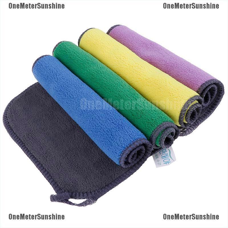 MICROFIBER Khăn Lau Bằng Vải Nhung San Hô Thấm Hút Tốt Tiện Dụng