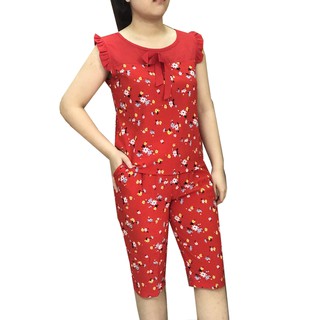 Đồ Bộ Mặc Nhà Tay Cánh Tiên Lụa Hàn Châu