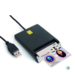 Ready Stock Type C Smart Card Reader Common Access CAC Card Reader for Sim/ATM/IC ID Cards @vn