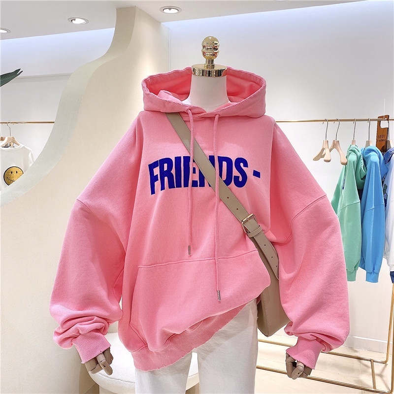 NRVP Áo Hoodie Dáng Rộng Thời Trang Hàn Quốc 2022 Dành Cho Nữ