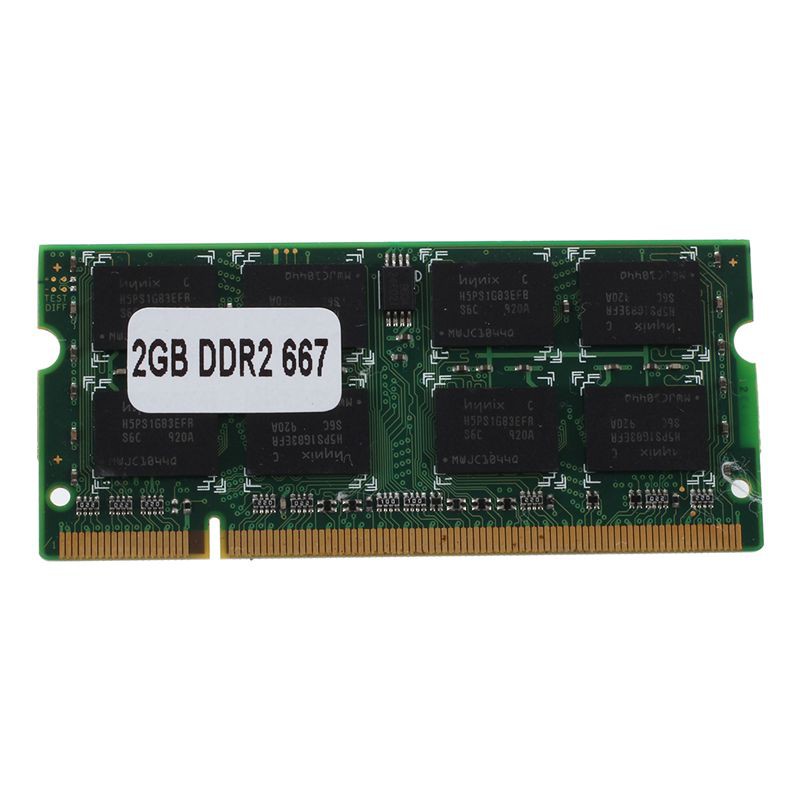 Bộ 2 RAM 2GB DDR2 pc2-5300 SODIMM 667mhz 200-pin cho Laptop | BigBuy360 - bigbuy360.vn