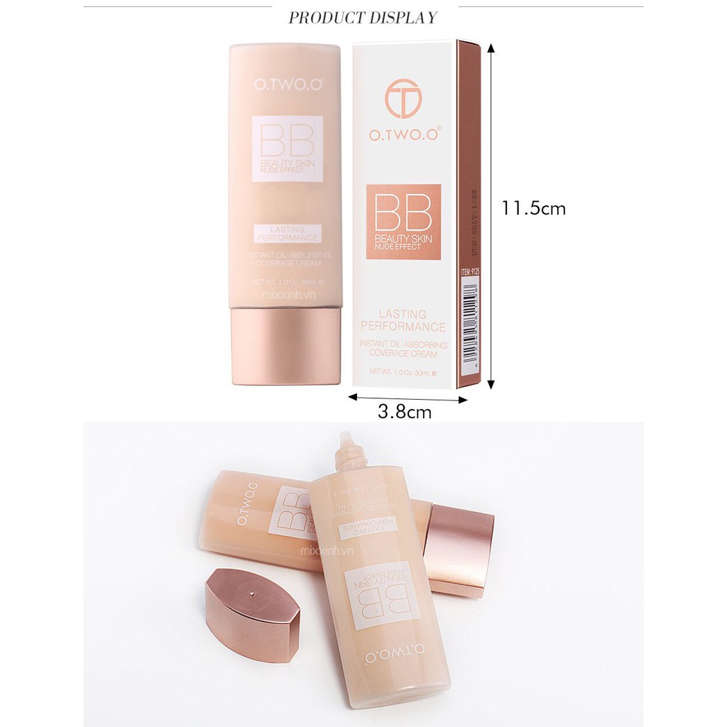 BB Cream che khuyết điểm và dưỡng ẩm cho da chống nước tốt O.TWO.O | BigBuy360 - bigbuy360.vn