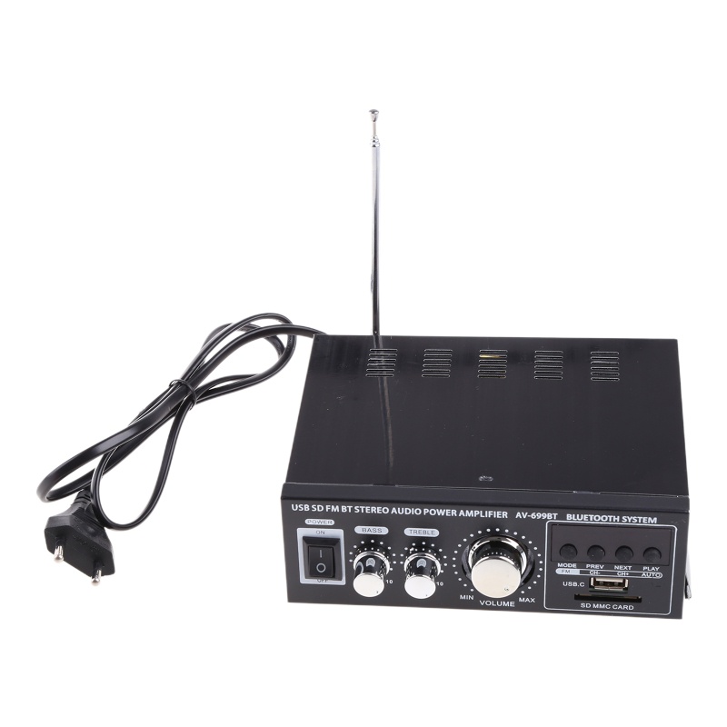 1 Bộ Bảng Mạch Khuếch Đại Âm Thanh Hỗ Trợ Thẻ SD Ổ Đĩa Aux Mp3 Format