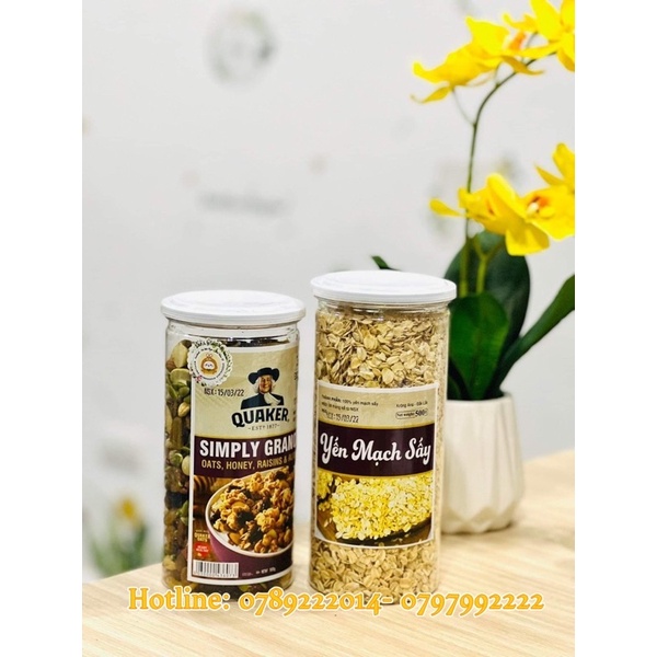 Yến mạch nướng mật giòn