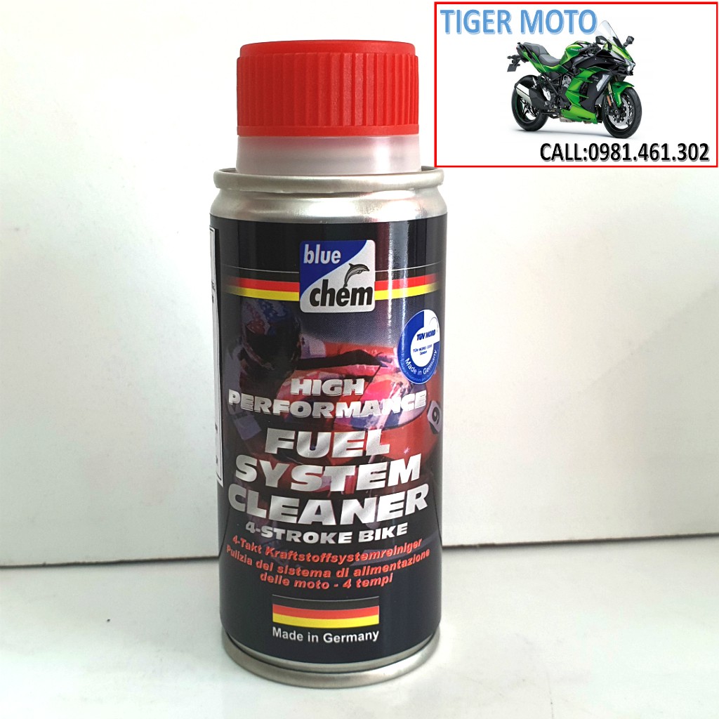 Dung dịch vệ sinh buồng đốt kim phun,hệ thống nhiên liệu Bluechem Fuel System Cleaner 50ml