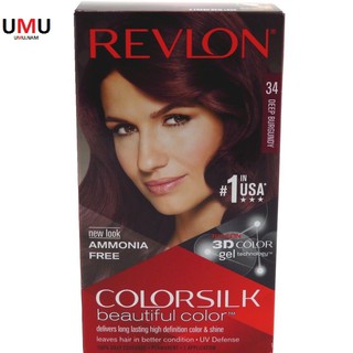 Thuốc Nhuộm Tóc Số 34 Đỏ Tía Đậm Revlon Colorsilk.