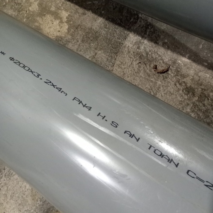 Ống nhựa PVC size 160mm