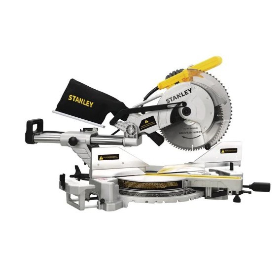 CHÍNH HÃNG -  Máy cưa đa góc trượt 1800W Stanley SM18 đĩa cắt 255mm