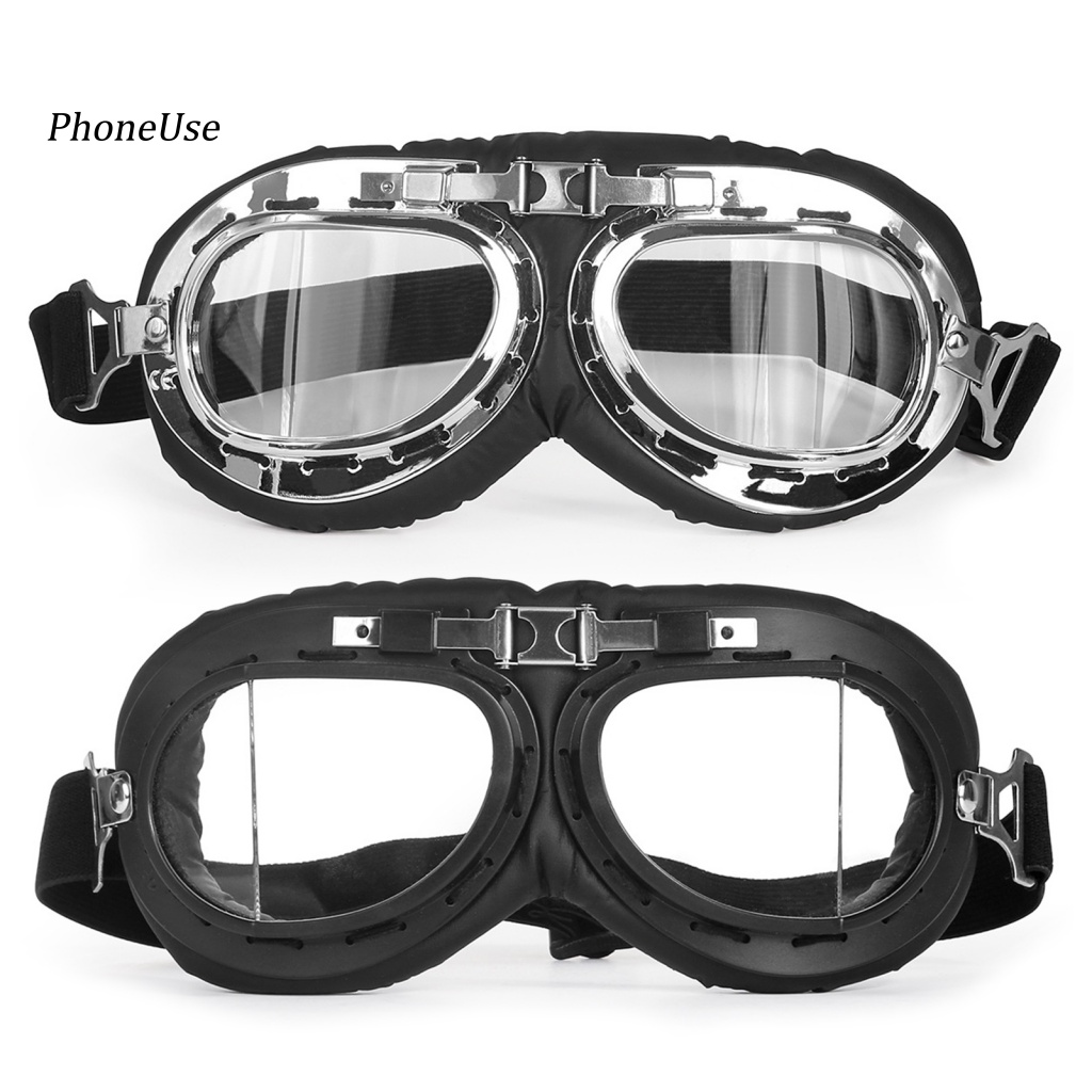 Kính Mát Thể Thao Bảo Vệ Mắt Chống Bụi Chất Liệu PU Nhẹ Dùng Khi Chạy Xe Mô Tô
