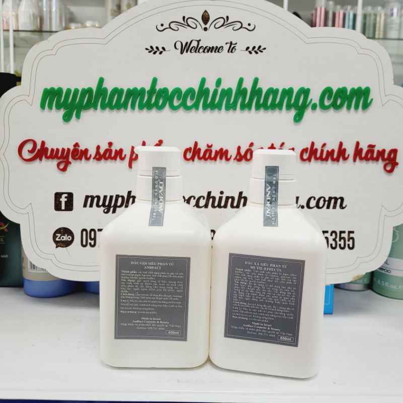 DẦU GỘI XẢ ANDFACI PHÂN TỬ MULTI EFFECTS PHỤC HỒI TÓC 650ML