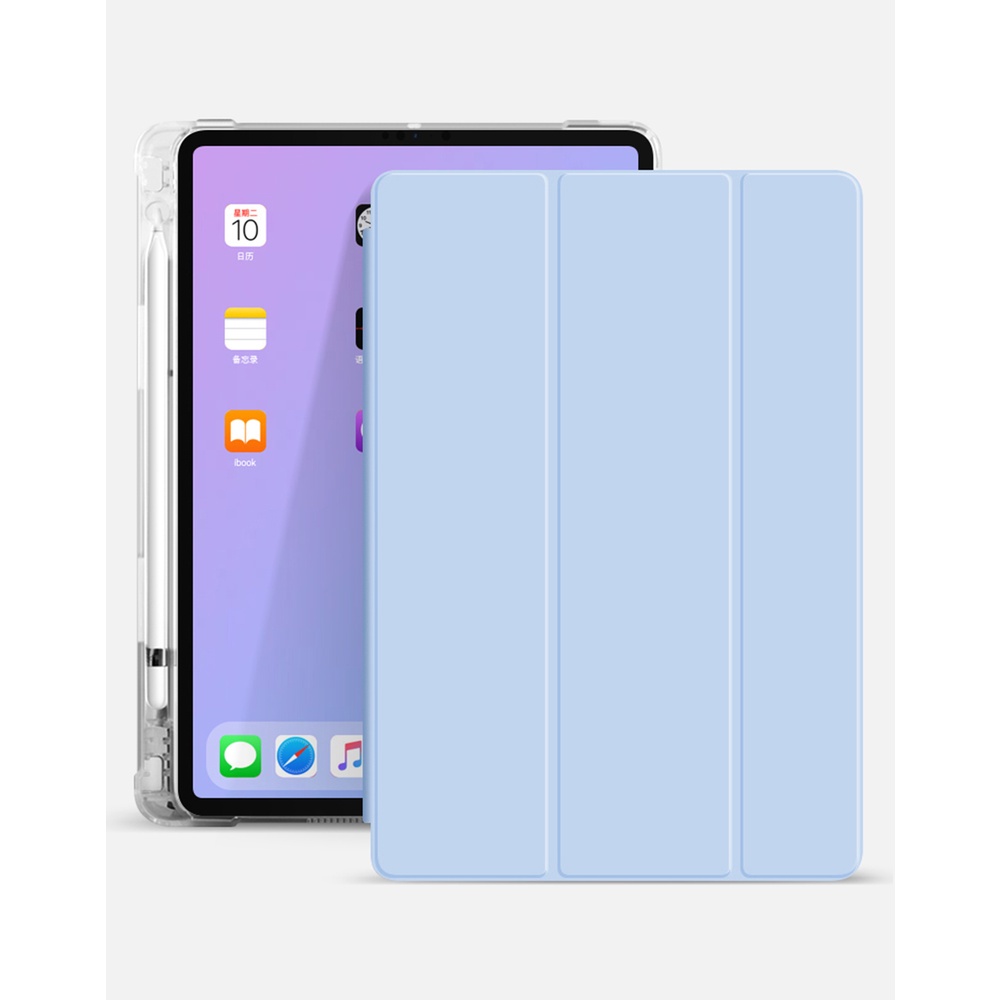Bao Da PU + TPU Dẻo Trong Suốt Tự Động Tắt / Mở Cho Lenovo Tab P11 J606F Tab P11 Plus 2021 J607F J616 Xiaoxin Pad 11 Pro 11.5 J706F Ốp