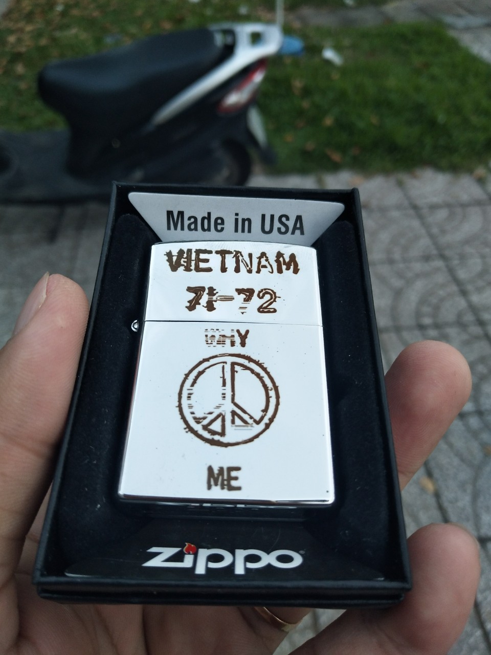 Vỏ Zippo USA Chủ Đề Chiến Tranh Việt Nam, Việt Nam War - Why Me