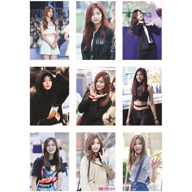 Lomo card ảnh thành viên TWICE - TZUYU (TỬ DU) full 90 ảnh