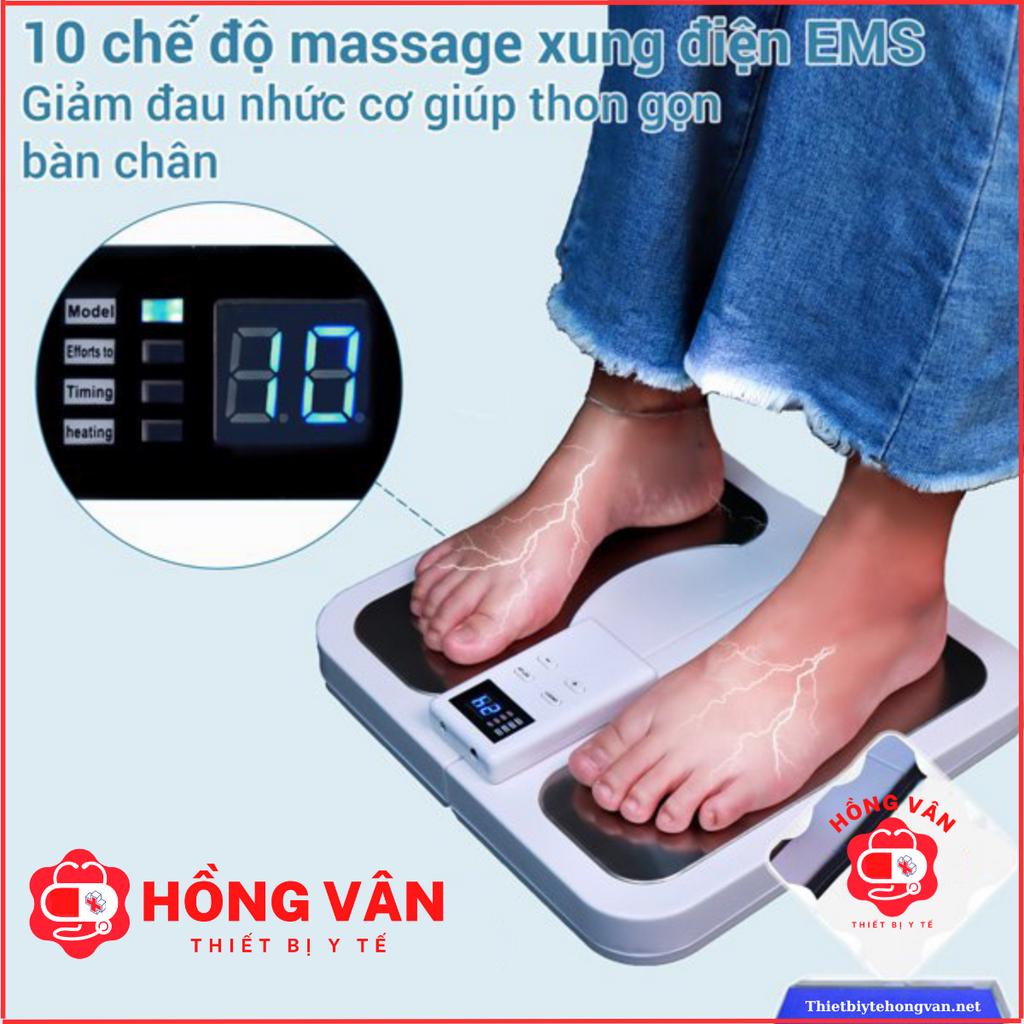 Máy massage bàn chân xung điện EMS SY-020  , thảm massage chân xung điện tác động huyệt vị bàn chân