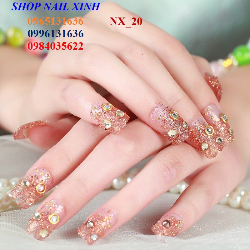 Nail tay - Mẫu đính đá, nhủ_3 ( Giá bán Lẻ + bảng Sỉ )